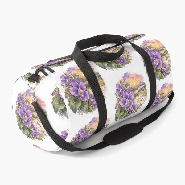 Item preview, Illinois Violets Prairie River Sunset designed and sold by Whimspired By Paxx.