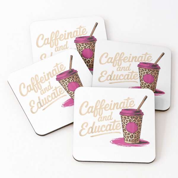 Item preview, Caffeinate And Educate T-Shirt designed and sold by Djtahar15.