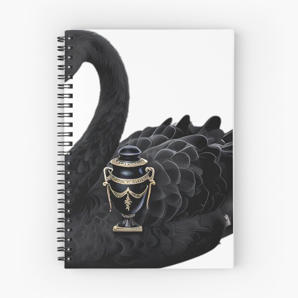 Item preview, Gothic Black Swan Onyx Urn designed and sold by IllumeInk.