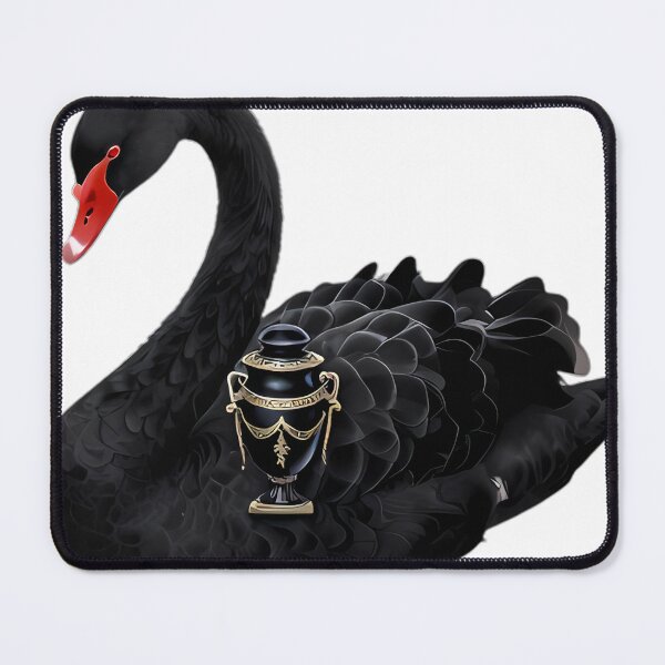 Item preview, Gothic Black Swan Onyx Urn designed and sold by IllumeInk.