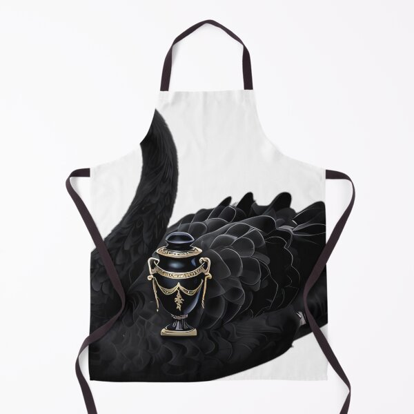 Item preview, Gothic Black Swan Onyx Urn designed and sold by IllumeInk.