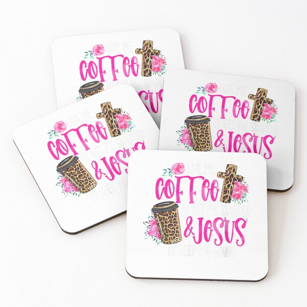 Item preview, Coffee and Jesus Women's Misses Unisex Plus Size Teacher T-Shirt designed and sold by Magoya Store ⭐⭐⭐⭐⭐.