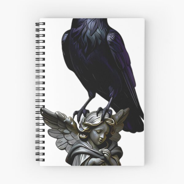Item preview, Gothic Crow Weeping Angel Relic designed and sold by IllumeInk.