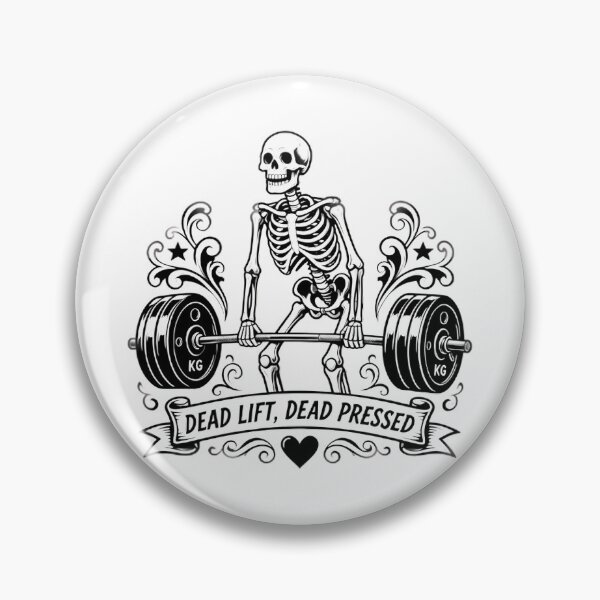 Item preview, Skeleton Deadlift Dead Lift Dead Pressed designed and sold by Linework Studio.