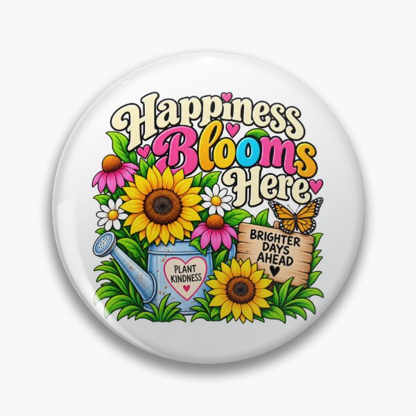 Item preview, Happiness Blooms Here designed and sold by Myra365Art.