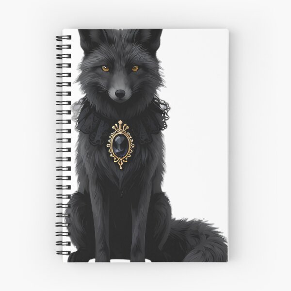 Item preview, Gothic Black Fox Mourning Collar designed and sold by IllumeInk.