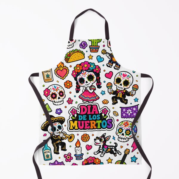 Item preview, Cute Dia De Los Muertos Sugar Skull Fiesta Sticker Set designed and sold by Skyrocketz.