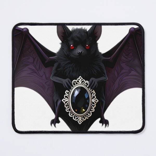 Item preview, Gothic Victorian Bat Jet Brooch designed and sold by IllumeInk.