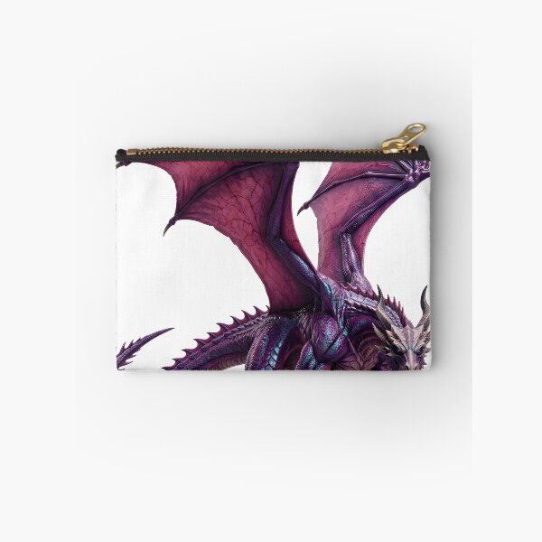 Item preview, Purple Dragon Warrior - Fierce Mythical Creature Art designed and sold by DragonSerpent Ink.