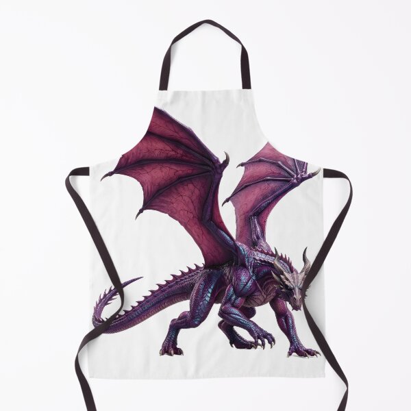 Item preview, Purple Dragon Warrior - Fierce Mythical Creature Art designed and sold by DragonSerpent Ink.