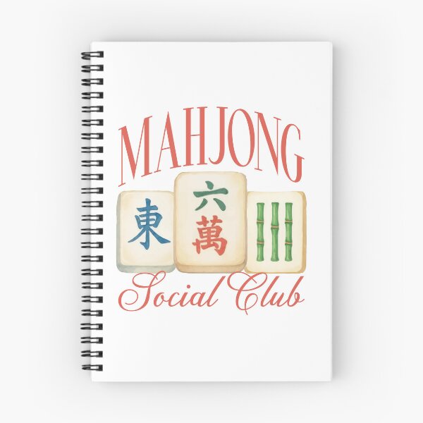 Item preview, Mahjong Social Club Vintage Tile Game designed and sold by designclub.