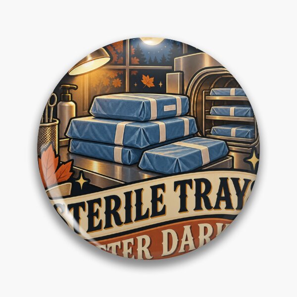 Item preview, Sterile Trays After Dark Sterile Processing designed and sold by supertae.