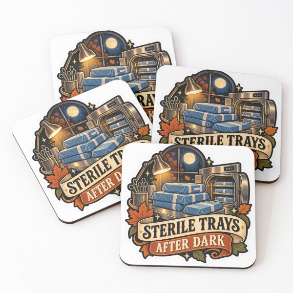 Item preview, Sterile Trays After Dark Sterile Processing designed and sold by supertae.