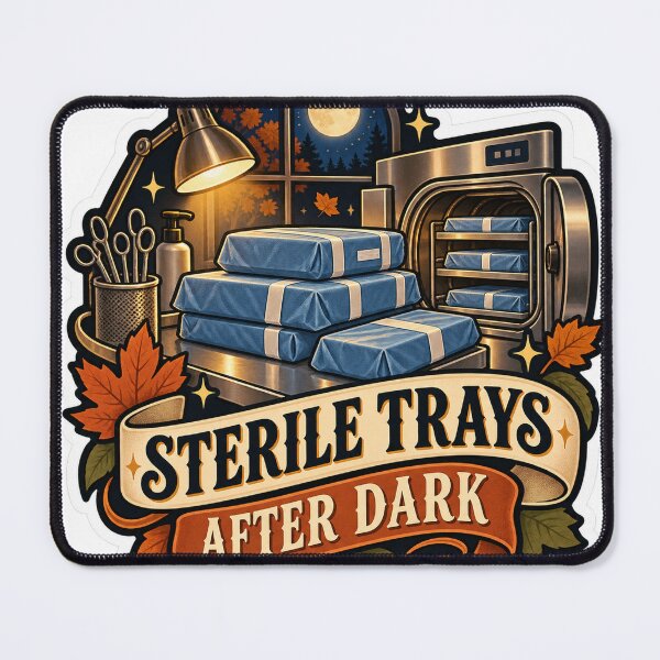 Item preview, Sterile Trays After Dark Sterile Processing designed and sold by supertae.