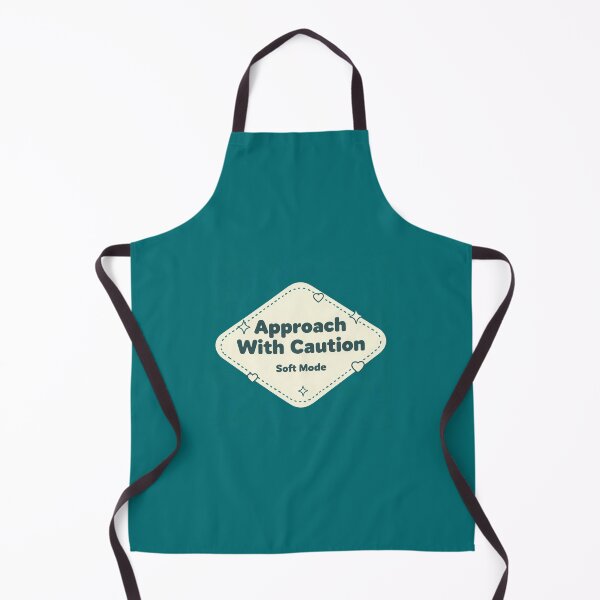 Item preview, Approach With Caution Soft Affirming Neurospicy Badge designed and sold by benarik.