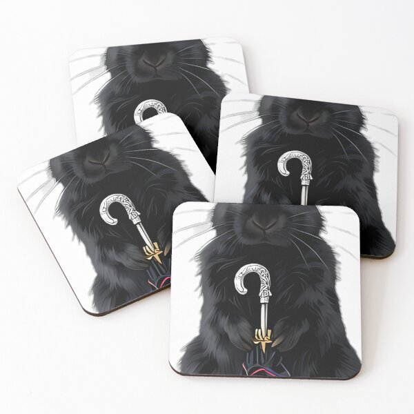 Item preview, Gothic Black Hare Mourning Parasol designed and sold by IllumeInk.