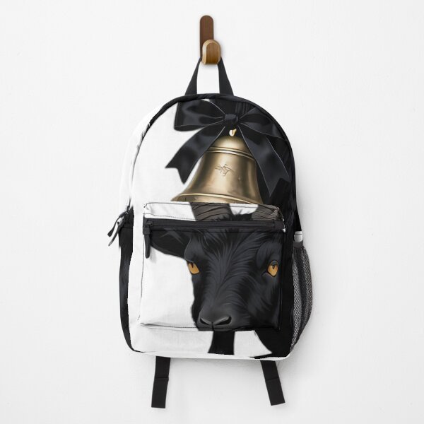 Item preview, Gothic Black Goat Mourning Bell designed and sold by IllumeInk.