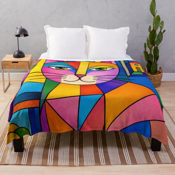 Item preview, Colorful Cat designed and sold by NeuroArtGallery.