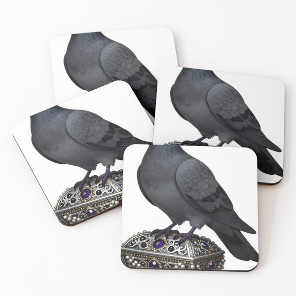 Item preview, Gothic Mourning Dove Black Pearl Casket designed and sold by IllumeInk.