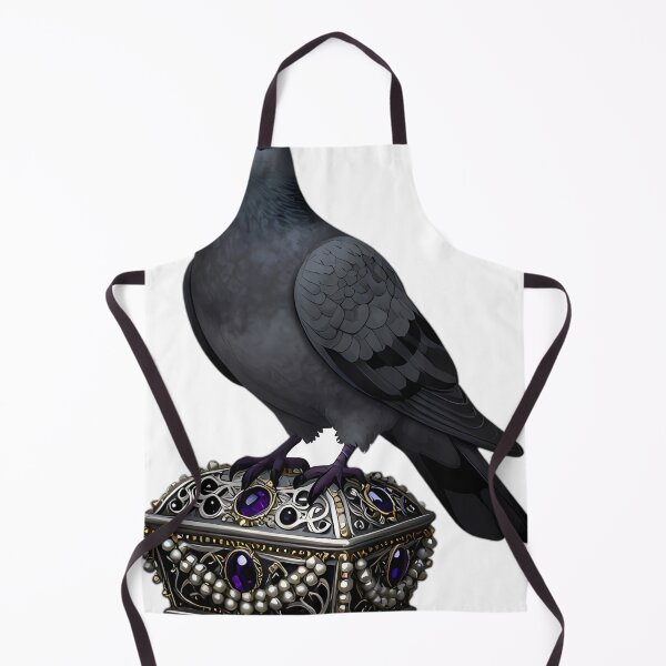 Item preview, Gothic Mourning Dove Black Pearl Casket designed and sold by IllumeInk.