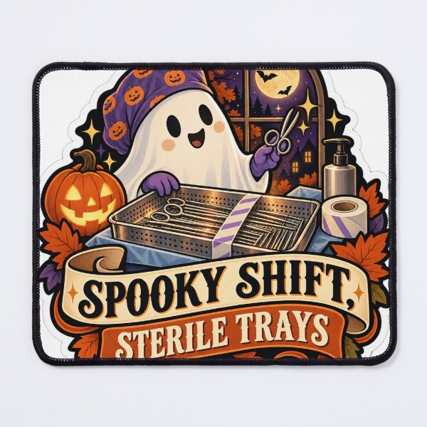 Item preview, Spooky Shift, Sterile Trays Sterile Processing designed and sold by supertae.