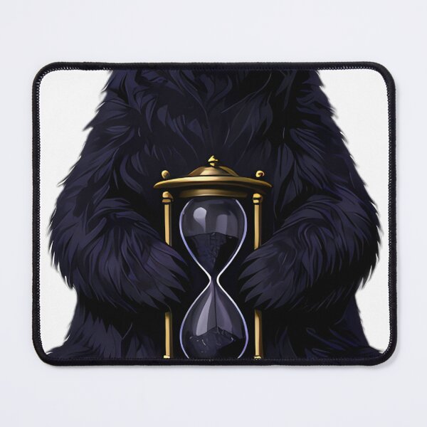 Item preview, Gothic Shadow Bear Mourning Hourglass designed and sold by IllumeInk.