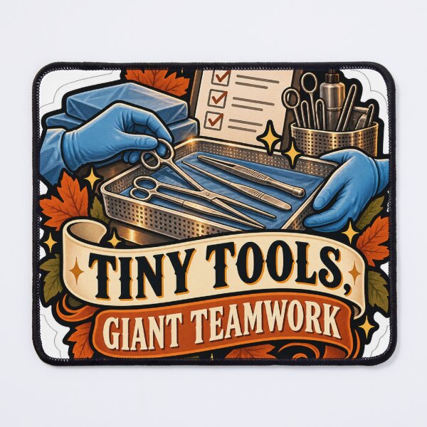 Item preview, Tiny Tools, Giant Teamwork Sterile Processing designed and sold by supertae.
