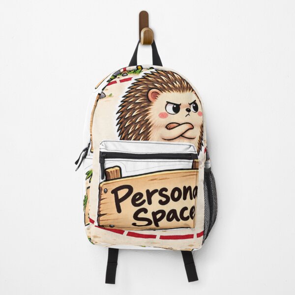 Item preview, Personal Space Funny Hedgehog Introvert Humor designed and sold by Genzfirevibes.