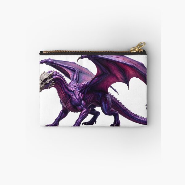 Item preview, Majestic Purple Dragon - Fantasy Creature Wall Art designed and sold by DragonSerpent Ink.
