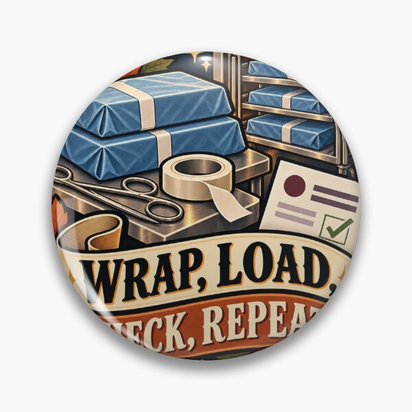 Item preview, Wrap, Load, Check, Repeat Sterile Processing designed and sold by supertae.