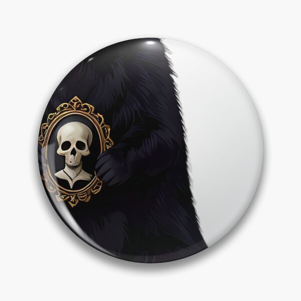 Item preview, Gothic Black Mink Mourning Cameo designed and sold by IllumeInk.