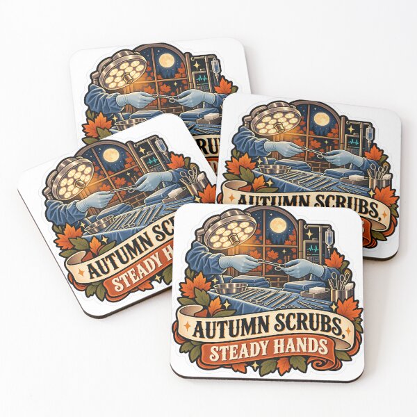 Item preview, Autumn Scrubs, Steady Hands Surgical Tech designed and sold by supertae.