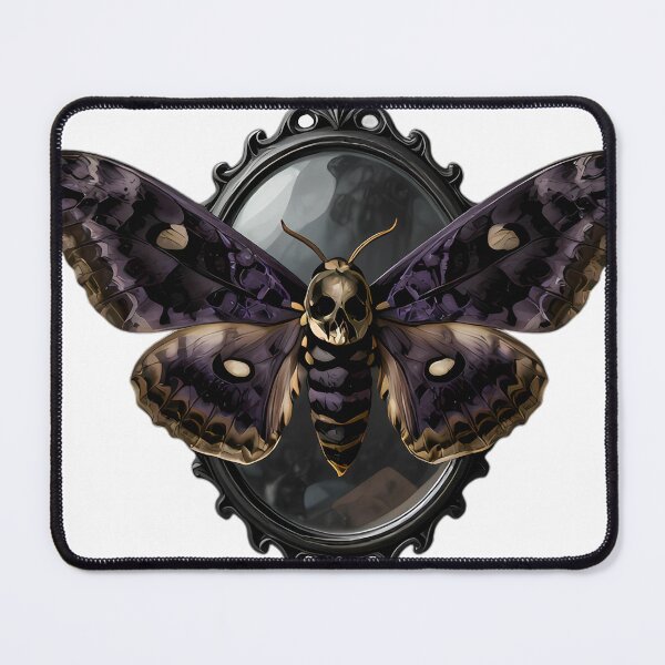 Item preview, Gothic Deaths Hawkmoth Mourning Mirror designed and sold by IllumeInk.
