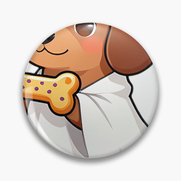 Item preview, Cute Dachshund Puppy Ghost with Long Spooky Bone Biscuit designed and sold by pumsquare.