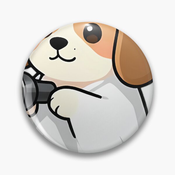 Item preview, Cute Beagle Puppy Ghost with Vintage Spooky Flashlight designed and sold by pumsquare.