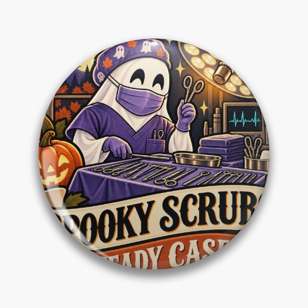 Item preview, Spooky Scrubs, Steady Cases Surgical Tech designed and sold by supertae.