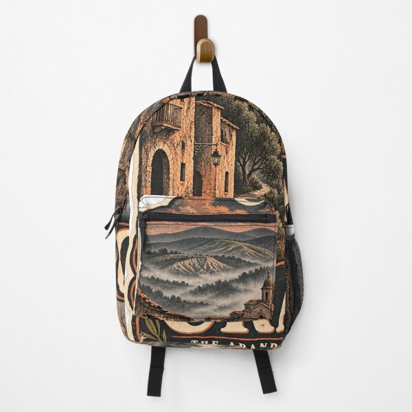 Item preview, Craco The Abandoned Hilltown – Vintage Dark Travel Sticker designed and sold by ChicClicker.