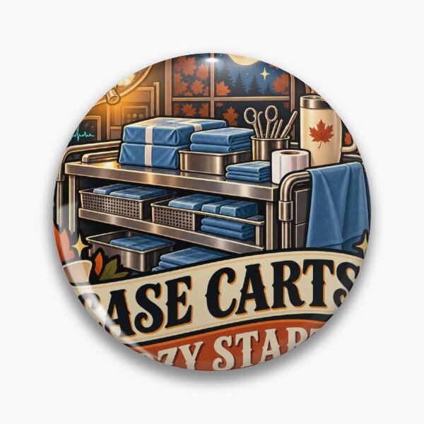 Item preview, Case Carts, Cozy Starts Surgical Tech designed and sold by supertae.