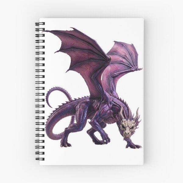 Item preview, Horned Crimson Dragon - Iridescent Fantasy Beast Art designed and sold by DragonSerpent Ink.
