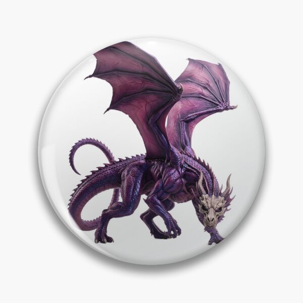 Item preview, Horned Crimson Dragon - Iridescent Fantasy Beast Art designed and sold by DragonSerpent Ink.