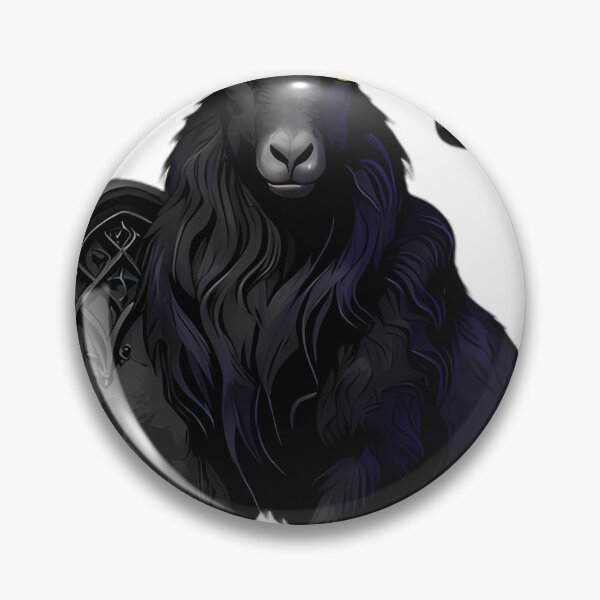 Item preview, Gothic Black Ram Mourning Monument designed and sold by IllumeInk.