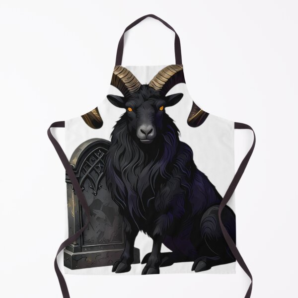 Item preview, Gothic Black Ram Mourning Monument designed and sold by IllumeInk.