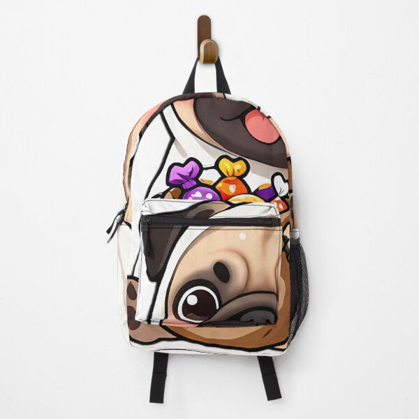 Item preview, Cute Pug Puppy Ghost with Trick-or-Treat Candy Sack designed and sold by pumsquare.