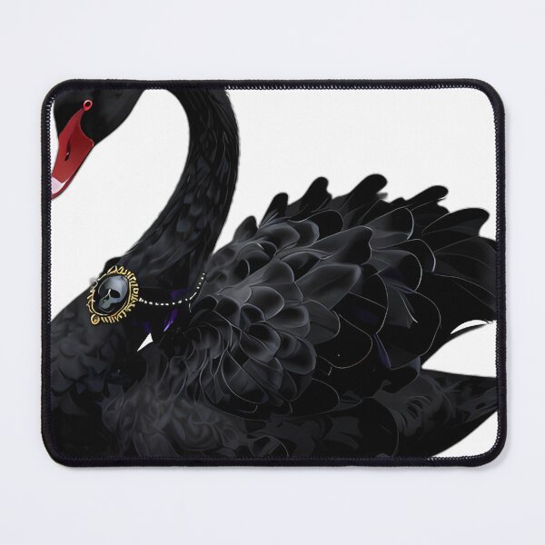 Item preview, Gothic Black Swan Mourning Cameo designed and sold by IllumeInk.
