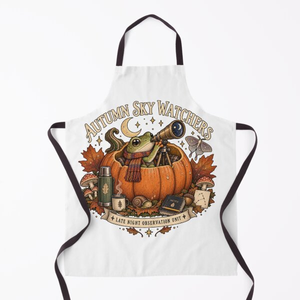 Item preview, Autumn Sky Watchers Frog Astronomer designed and sold by Trendy-Artistry.