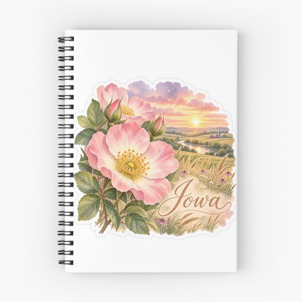 Item preview, Iowa Wild Roses Across the Prairie designed and sold by Whimspired By Paxx.