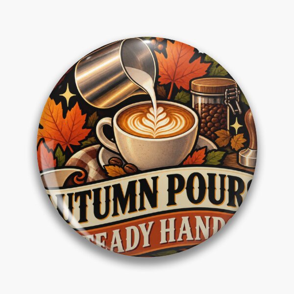 Item preview, Autumn Pours, Steady Hands Barista designed and sold by supertae.