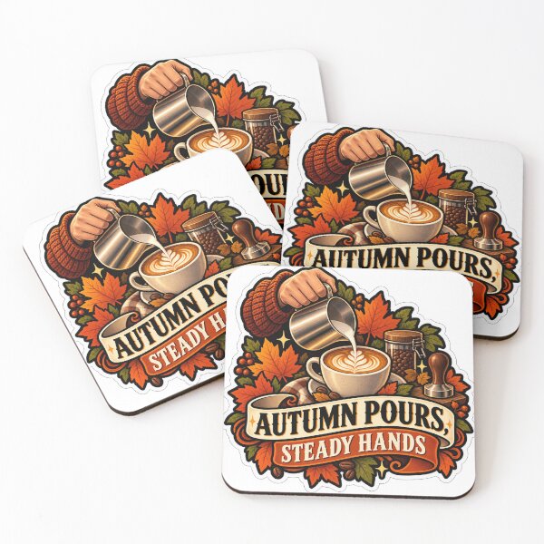 Item preview, Autumn Pours, Steady Hands Barista designed and sold by supertae.