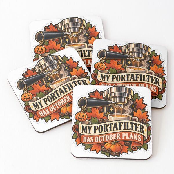 Item preview, My Portafilter Has October Plans Barista designed and sold by supertae.