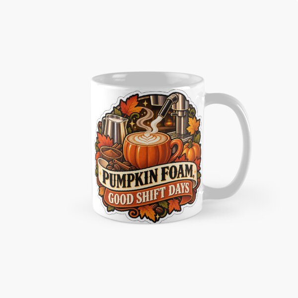 Item preview, Pumpkin Foam, Good Shift Days Barista designed and sold by supertae.
